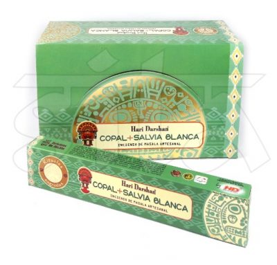 Caja de Incienso Masala x12 LAVANDA y SALVIA BLANCA Tulasi 15gr