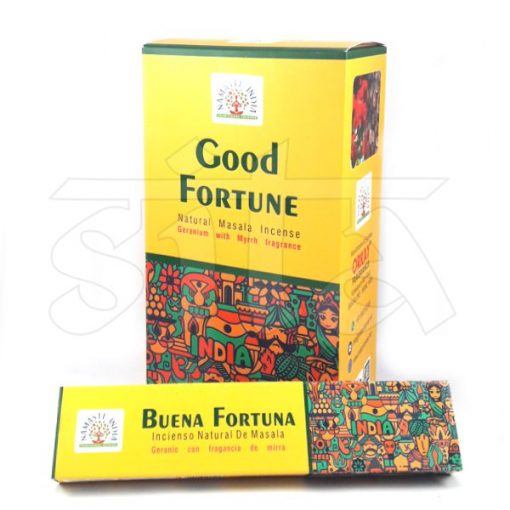 Caja de Incienso Masala x12 BUENA FORTUNA Namaste 15gr