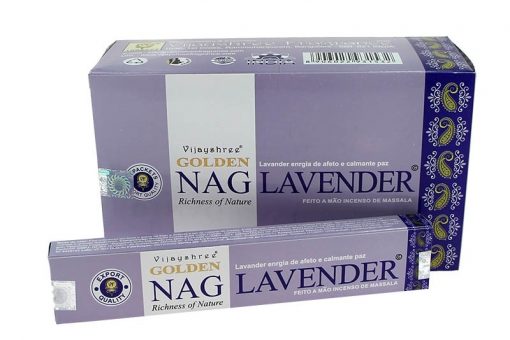 Caja de Incienso x12 Masala 15gr Golden Nag LAVANDA