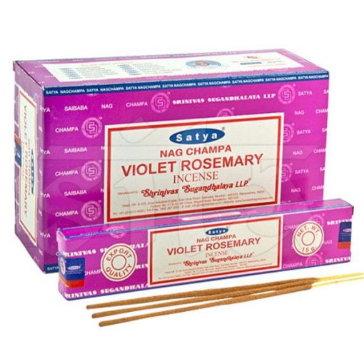 Caja de Incienso Masala x12 ROMERO VIOLETA Satya15gr