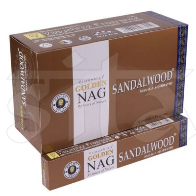 Caja de Incienso Masala x12 Golden Nag SANDALGOOD 15g