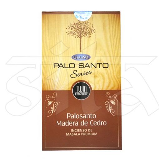 Caja de Incienso Masala 15gr x12 PALO SANTO SERIES y CEDRO Ullas